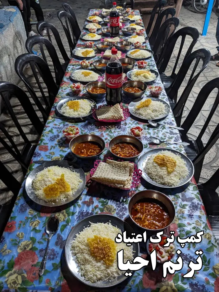 سرو غذا در رستوران کمپ ترک اعتیاد ترنم احیا